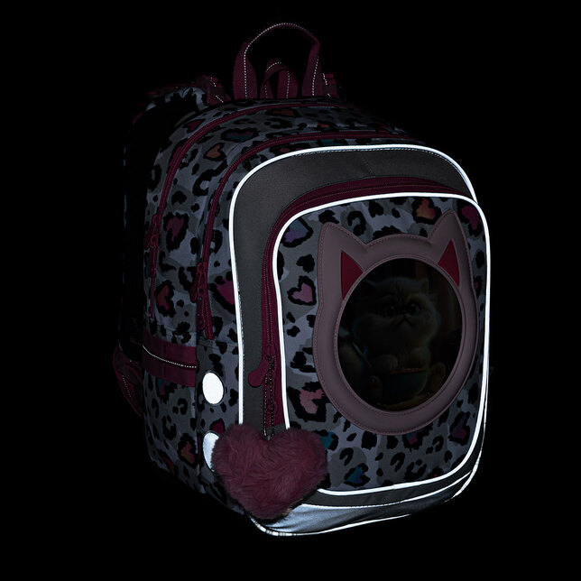 Ľahká školská taška Topgal ENDY s mačiatkami 23037