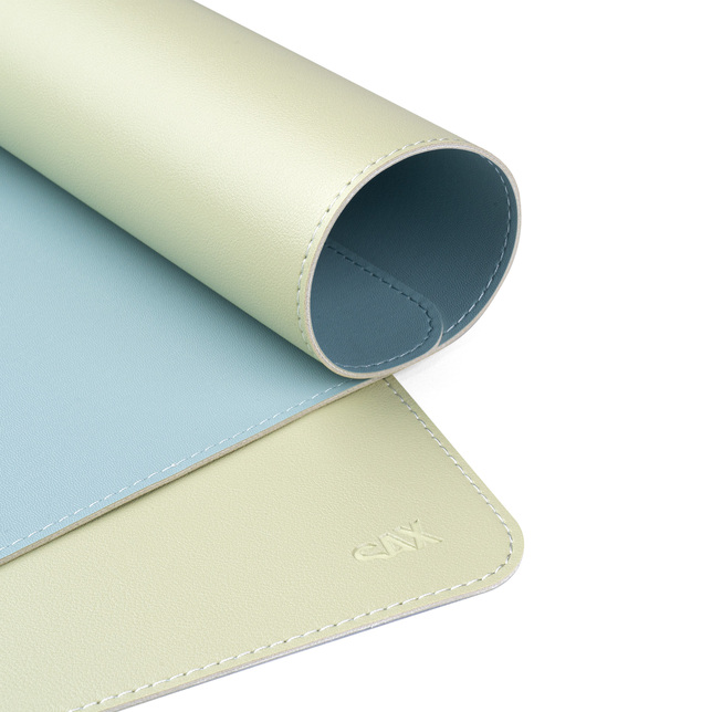 Podložka na stôl SAX Design pastelovo modrá - šedo zelená