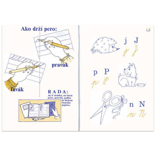 Zošity sada 6ks - Písmenká moji kamaráti A5