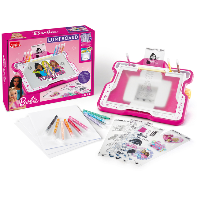 Kreatívna súprava Maped Barbie Lumi Board tabuľa s podsvietením