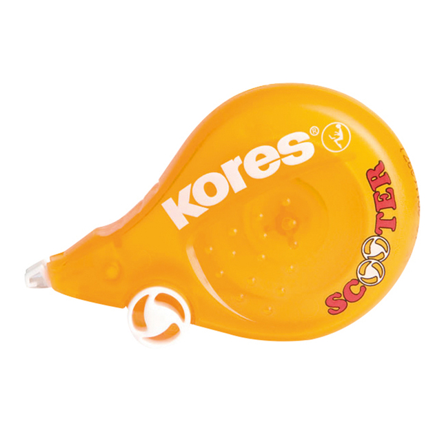 Korekčný strojček Kores Scooter, 4,2 mm x 8 m, mix farieb
