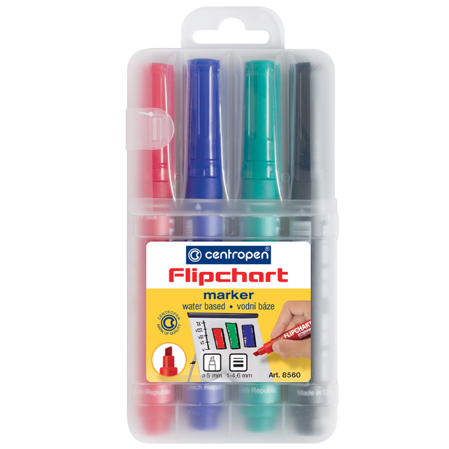 Popisovače FLIPCHART Centropen 8560