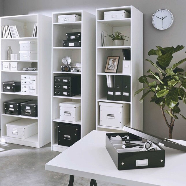 604295 Škatuľa stredná Click &amp; Store čierna WOW