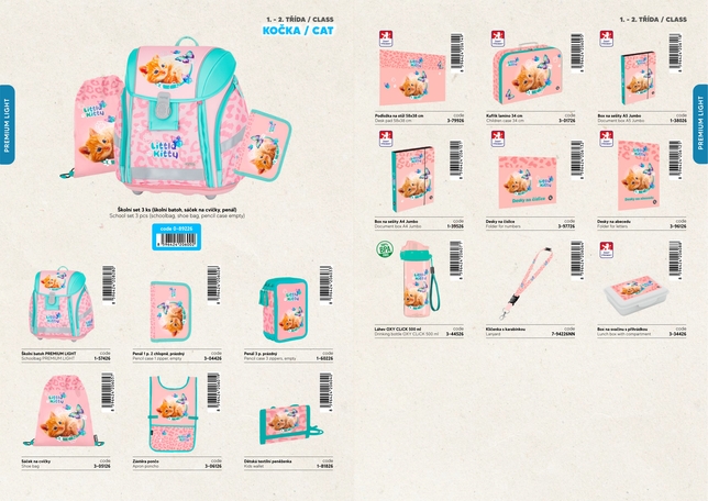 Box na zošity A4 JUMBO Mačka