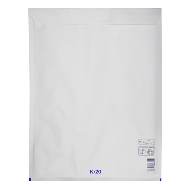 Bublinkové obálky biele