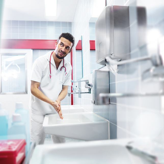 988366 Tálca hajtogatható törlőkendők számára, rozsdamentes acél