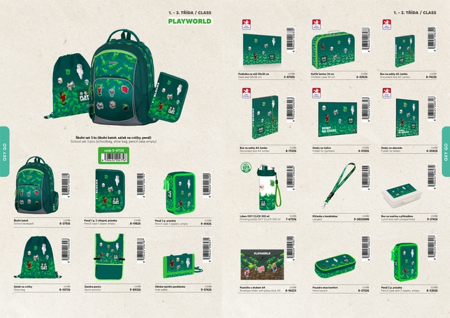 Box na desiatu s priehradkou Prémium LIGHT Playworld 26