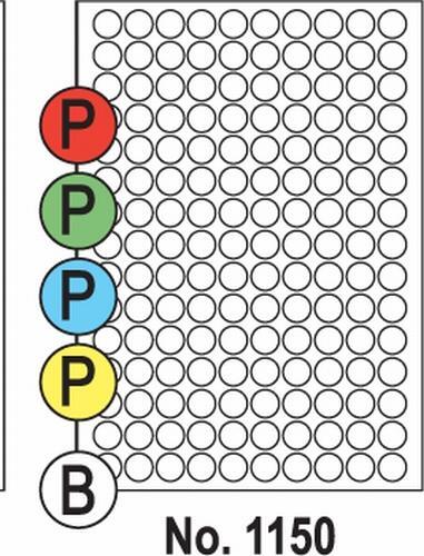 Print etikety farebné pastelové