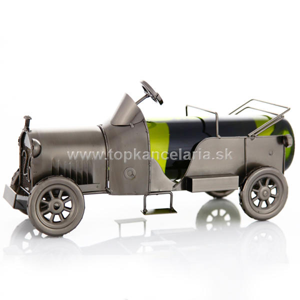 96809 Kovový stojan na víno, motív auto