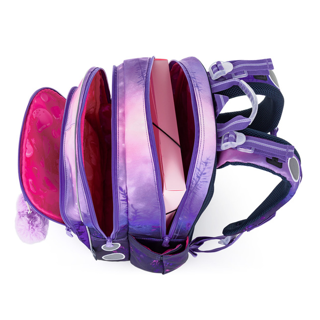 Ľahká školská taška Topgal ENDY so zajačikom 26007