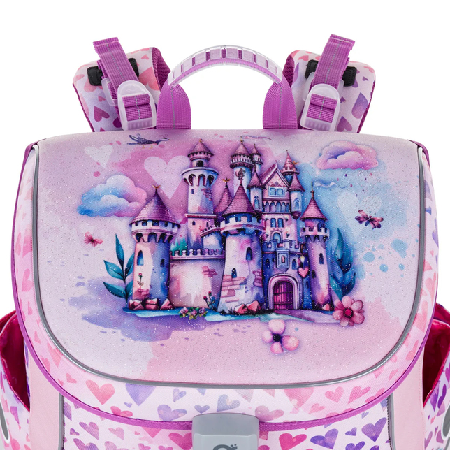 Školská aktovka Topgal DIDI s princeznou a jednorožcom 26001