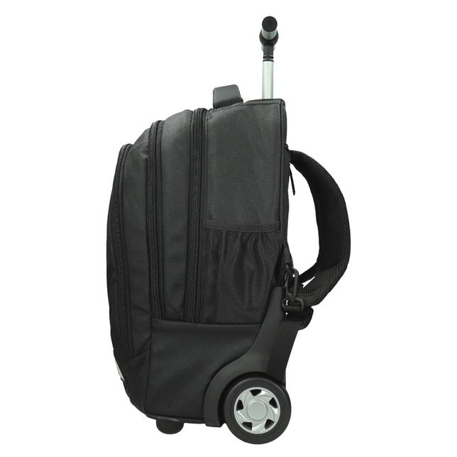 Školská taška na kolieskach NBA Black 531416