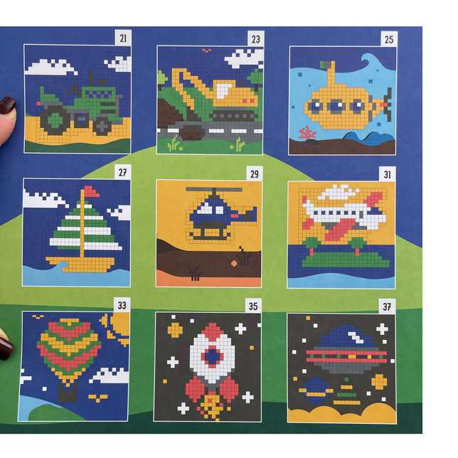 Pixel Stamp VEHICLES vozidlá