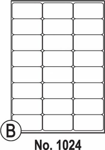 Print etikety biele A4