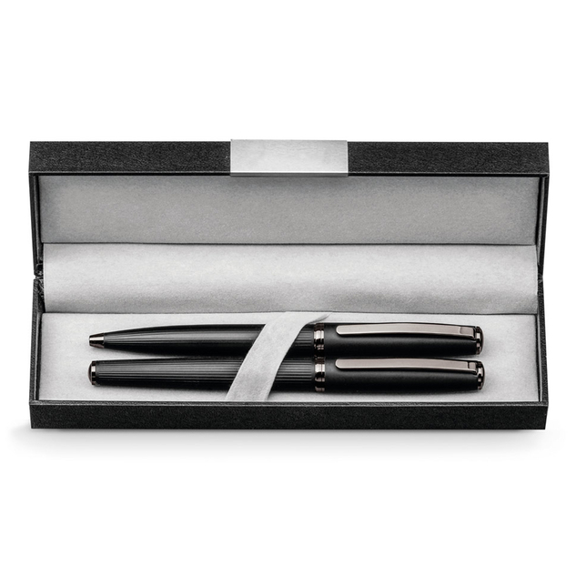 Sada kovového gulôčkového pera a rolleru IMPERIO
