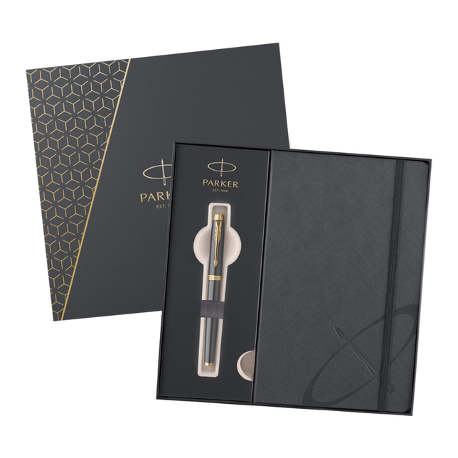 Parker IM čierne plniace pero zo zlatým klipom GT FP