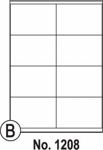 Print etikety biele A4