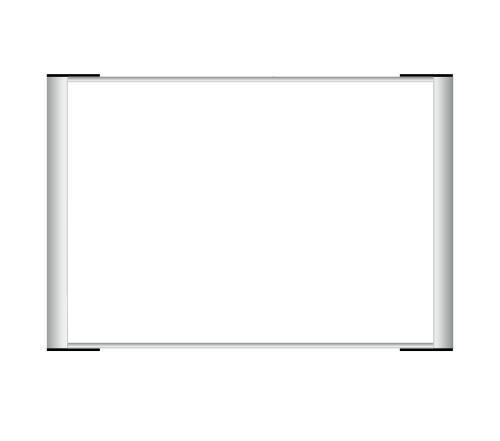 Menovka ku dverám zásuvná Radius/BL