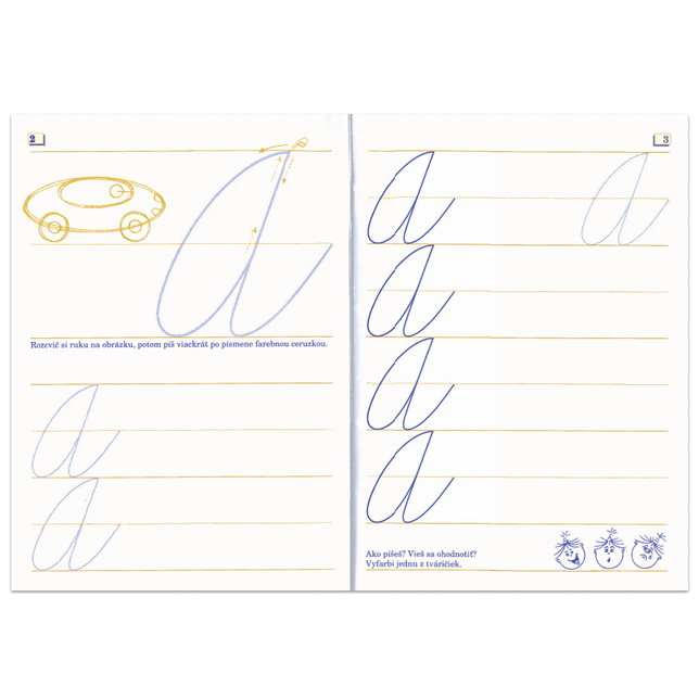 Zošity sada 6ks - Písmenká moji kamaráti A5