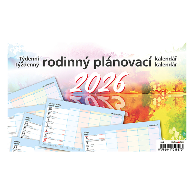 Kalendár stolový Rodinný plánovací S35-26 / 2026