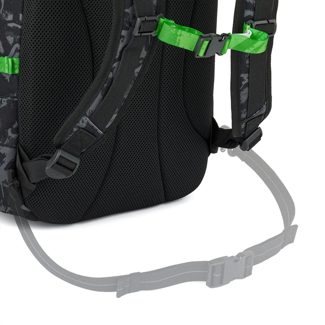 Topgal VIKI Grafitti zöld 26041 iskolatáska