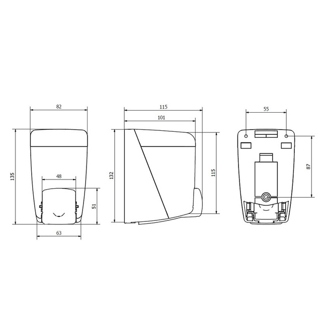 84021 dávkovač tekutého mydla na dolievanie JOFEL 0,4L