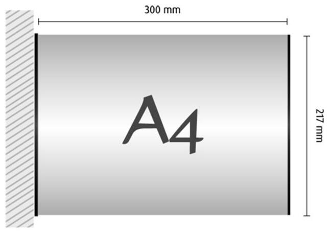 HF111/BL nástenná výstrčka 300x217mm HiTech /217