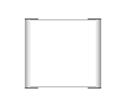 Menovka ku dverám zásuvná Radius/BL