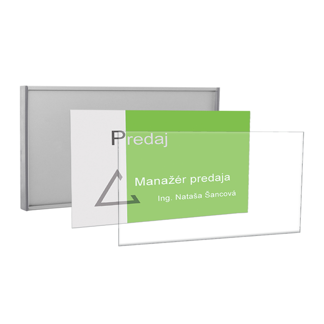 Menovky k dverám Economy 93mm zásuvné