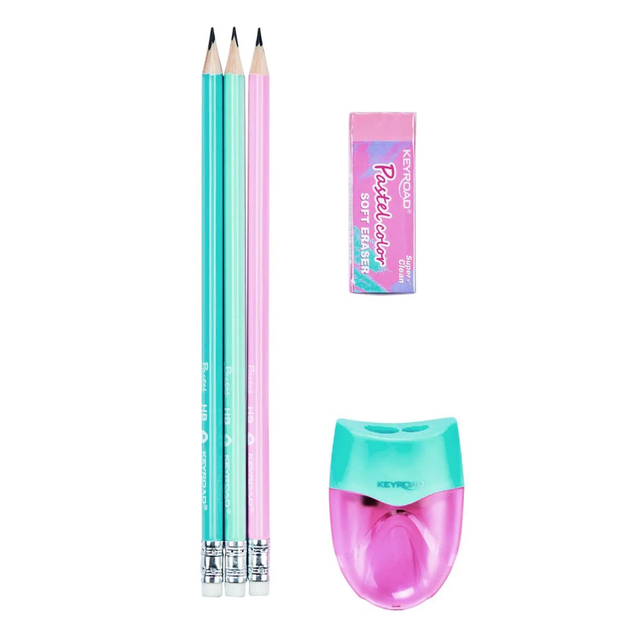 Súprava školských pomôcok KEYROAD Pastel set 5 ks
