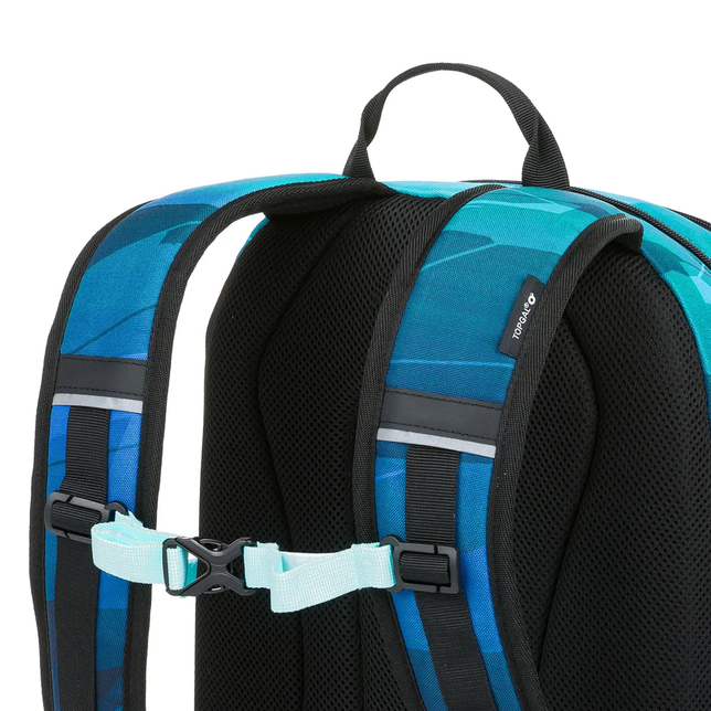 Študentský batoh Topgal VIKI zelenomodrý 24034