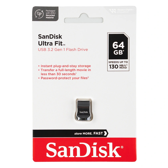 Flash disk USB SanDisk Ultra Fit 3.2 64 GB