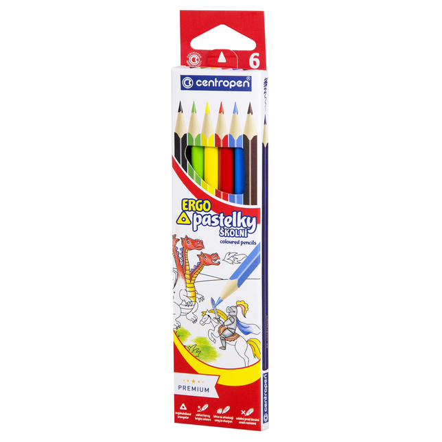 Farbičky trojhranné Centropen 9521