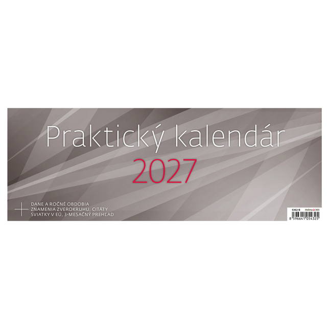 Kalendár stolový Praktický kalendár OFFICE S362-27B, 2027