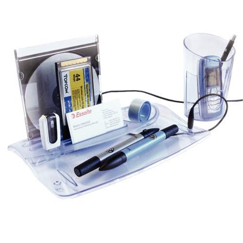 23434 Stolný organizér tr.modrý Allura