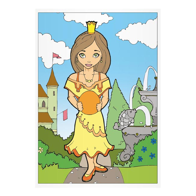 Omaľovánky A5 Princezné 2 MFP 5300429