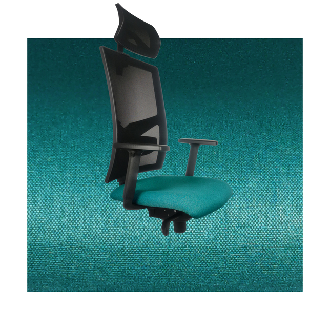 Game šéf kancelárska stolička tyrkysová do 150 kg