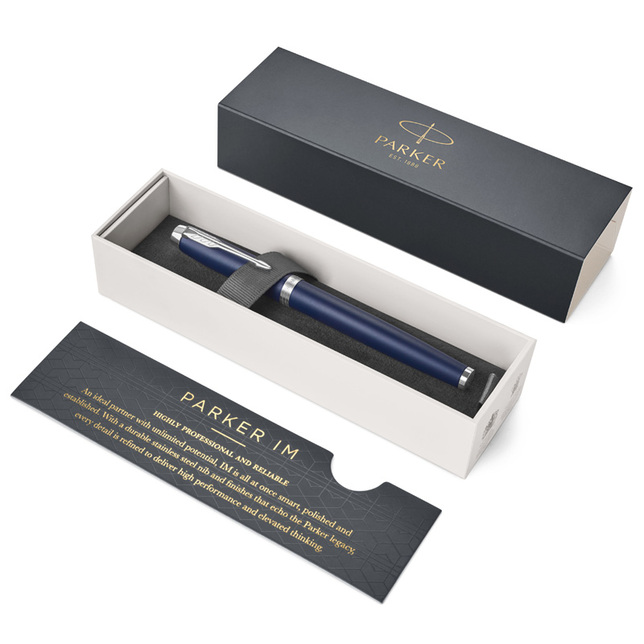 Parker IM modrý roller so strieb. klipom CT RB