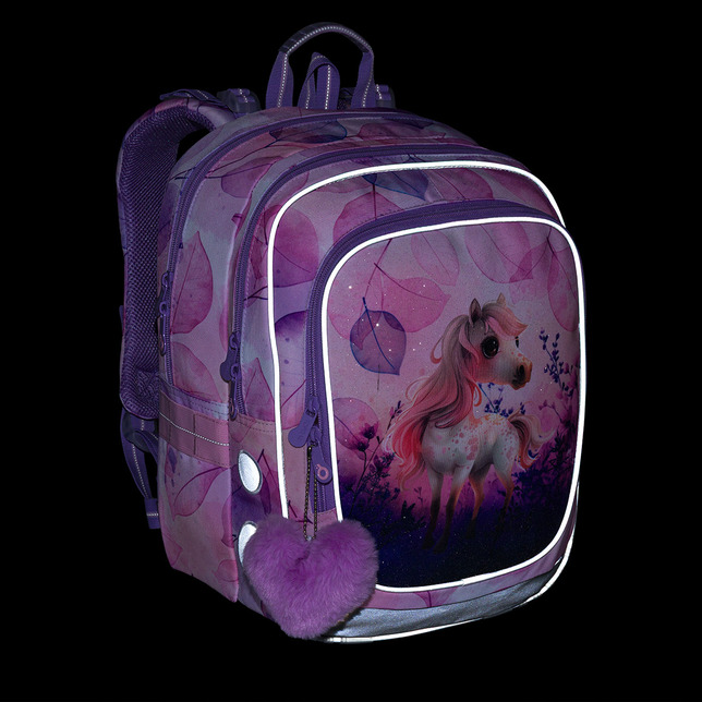 Könnyű iskolatáska Topgal ENDY lóval 25073