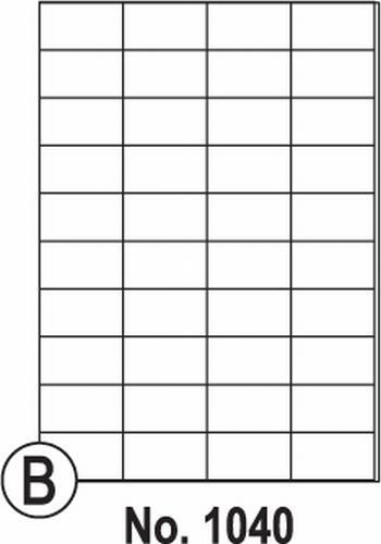 Print etikety biele A4