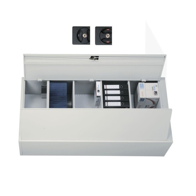 Kovová skriňa univerzálna KS 195 šedá 