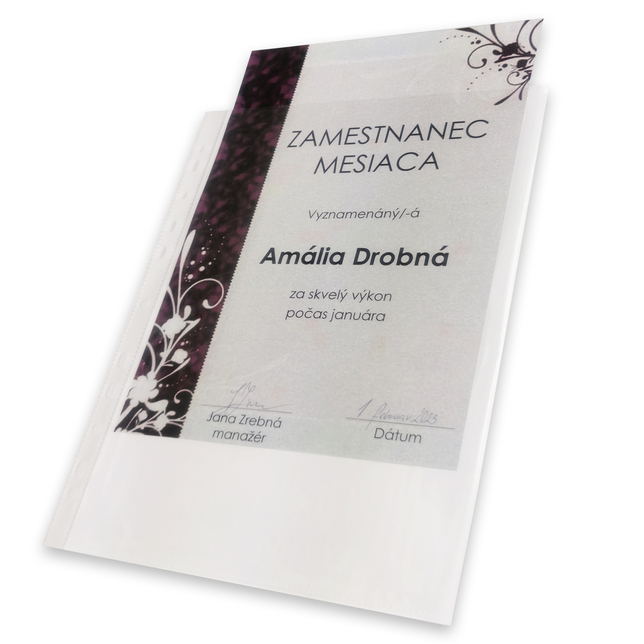 Euroobal Q-Connect A4 lesklý 100mic. bal. 100ks 014841