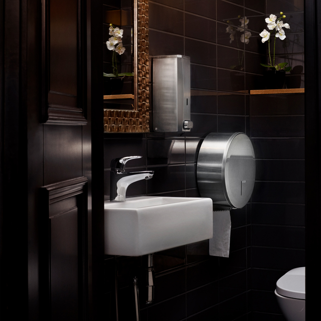 99295/992967 Zásobník na toaletný papier do pr.28cm, nerez