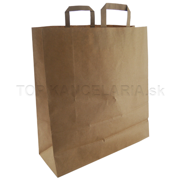 Papierová taška s plochou rúčkou 45x17x48cm