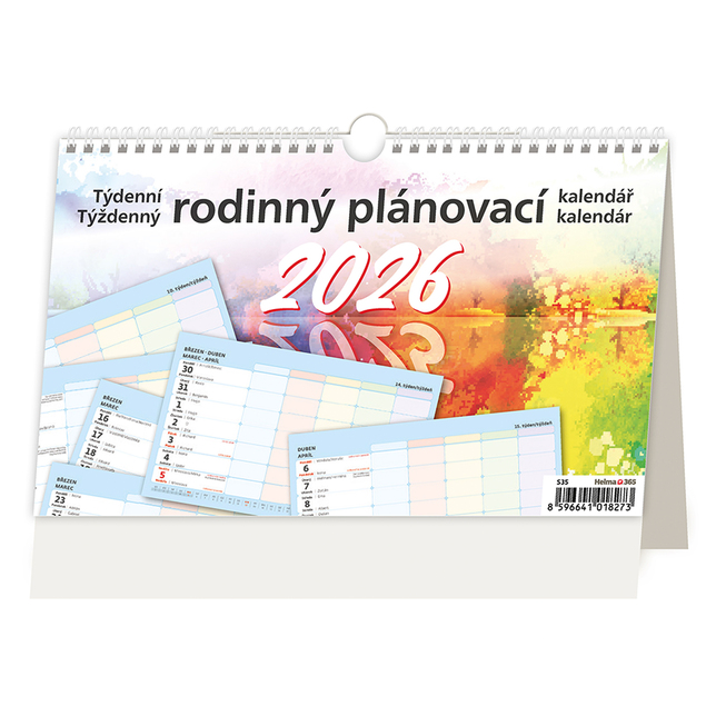 Kalendár stolový Rodinný plánovací S35-26 / 2026