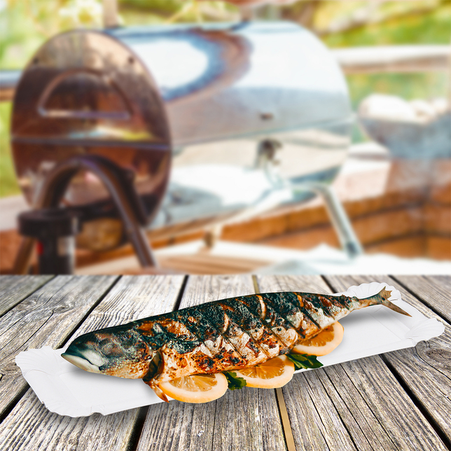 Papierová tácka biela 8 x 23cm bal. 250ks