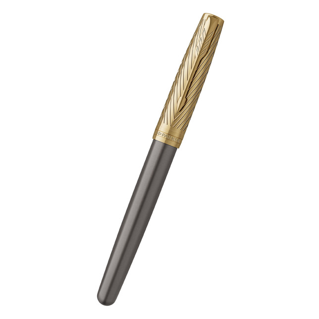 Parker Sonnet Premium Arrow šedý roller so zlatým klipom GT RB
