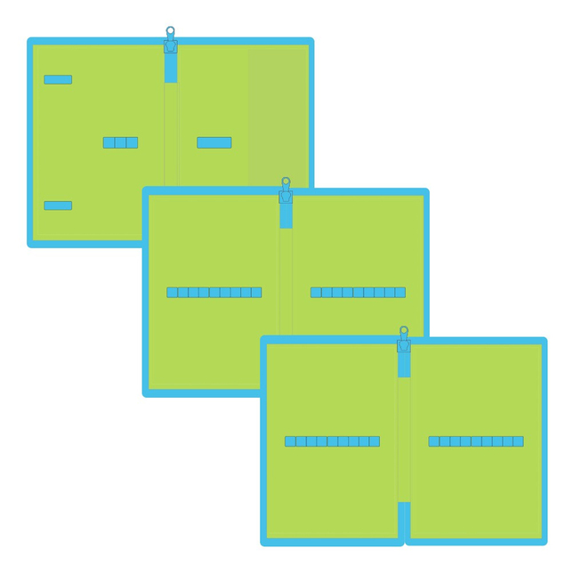 Peračník prázdny 3p. JUNIOR S7 Pixelife