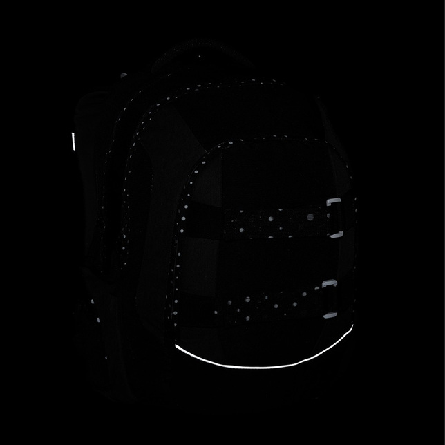 Študentský batoh FLICK 23 A  čierny / biely