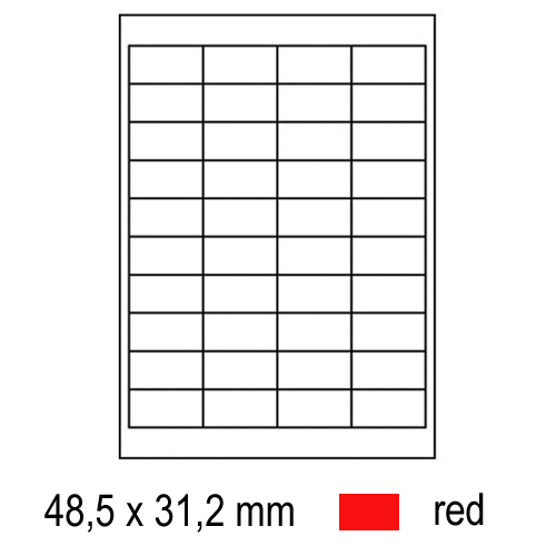 Print etikety farebné Neónové